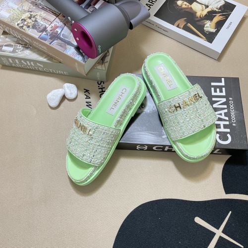 Cheap Chanel Slippers For Women #1216351 Replica Wholesale [$64.00 USD] [ITEM#1216351] on Replica Chanel Slippers