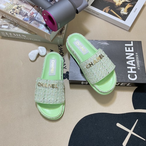 Cheap Chanel Slippers For Women #1216351 Replica Wholesale [$64.00 USD] [ITEM#1216351] on Replica Chanel Slippers