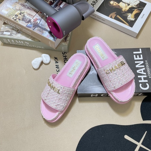 Cheap Chanel Slippers For Women #1216354 Replica Wholesale [$64.00 USD] [ITEM#1216354] on Replica Chanel Slippers