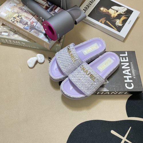 Cheap Chanel Slippers For Women #1216355 Replica Wholesale [$64.00 USD] [ITEM#1216355] on Replica Chanel Slippers