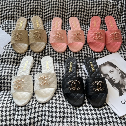 Cheap Chanel Slippers For Women #1216359 Replica Wholesale [$56.00 USD] [ITEM#1216359] on Replica Chanel Slippers