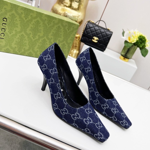 Cheap Gucci High-Heeled Shoes For Women #1216370 Replica Wholesale [$72.00 USD] [ITEM#1216370] on Replica Gucci High-Heeled Shoes