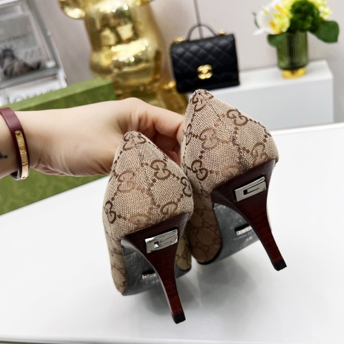 Cheap Gucci High-Heeled Shoes For Women #1216371 Replica Wholesale [$72.00 USD] [ITEM#1216371] on Replica Gucci High-Heeled Shoes