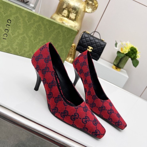 Cheap Gucci High-Heeled Shoes For Women #1216372 Replica Wholesale [$72.00 USD] [ITEM#1216372] on Replica Gucci High-Heeled Shoes