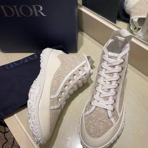 Cheap Christian Dior High Top Shoes For Women #1216469 Replica Wholesale [$102.00 USD] [ITEM#1216469] on Replica Christian Dior High Top Shoes