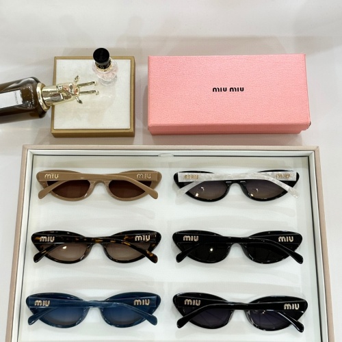 Cheap MIU MIU AAA Quality Sunglasses #1216616 Replica Wholesale [$60.00 USD] [ITEM#1216616] on Replica MIU MIU AAA Sunglasses
