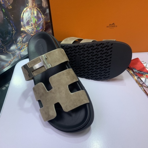 Cheap Hermes Slippers For Men #1216643 Replica Wholesale [$76.00 USD] [ITEM#1216643] on Replica Hermes Slippers