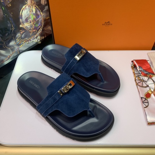 Cheap Hermes Slippers For Men #1216670 Replica Wholesale [$80.00 USD] [ITEM#1216670] on Replica Hermes Slippers