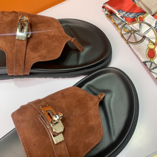 Cheap Hermes Slippers For Women #1216682 Replica Wholesale [$76.00 USD] [ITEM#1216682] on Replica Hermes Slippers