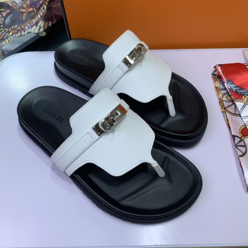 Cheap Hermes Slippers For Men #1216685 Replica Wholesale [$80.00 USD] [ITEM#1216685] on Replica Hermes Slippers