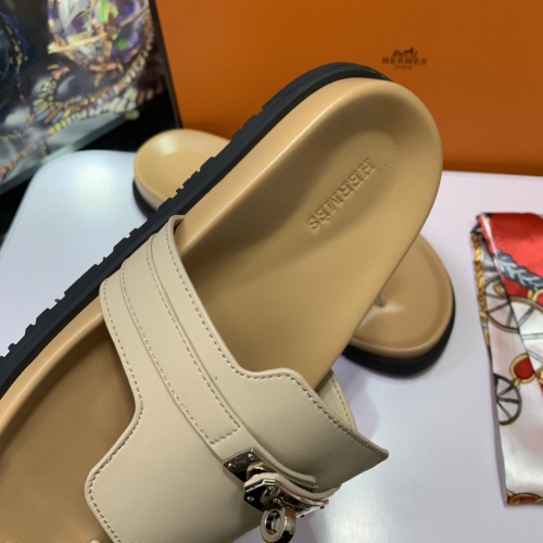 Cheap Hermes Slippers For Men #1216687 Replica Wholesale [$80.00 USD] [ITEM#1216687] on Replica Hermes Slippers