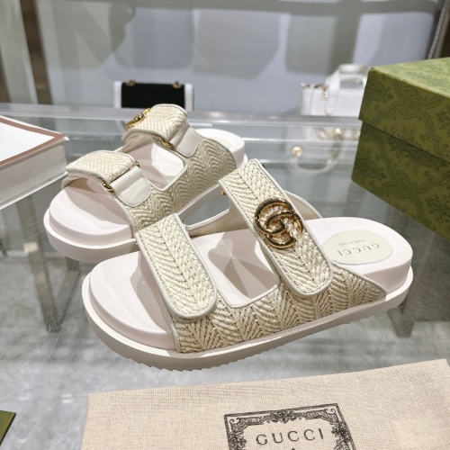 Cheap Gucci Slippers For Women #1216726 Replica Wholesale [$88.00 USD] [ITEM#1216726] on Replica Gucci Slippers