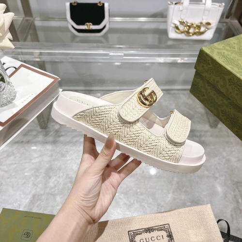 Cheap Gucci Slippers For Women #1216726 Replica Wholesale [$88.00 USD] [ITEM#1216726] on Replica Gucci Slippers