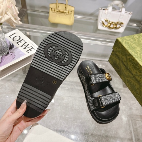 Cheap Gucci Slippers For Women #1216727 Replica Wholesale [$88.00 USD] [ITEM#1216727] on Replica Gucci Slippers