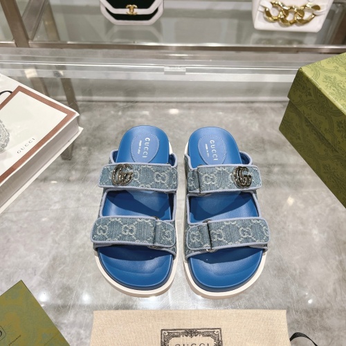 Cheap Gucci Slippers For Women #1216738 Replica Wholesale [$88.00 USD] [ITEM#1216738] on Replica Gucci Slippers