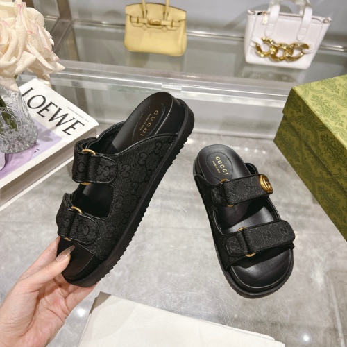 Cheap Gucci Slippers For Women #1216740 Replica Wholesale [$88.00 USD] [ITEM#1216740] on Replica Gucci Slippers