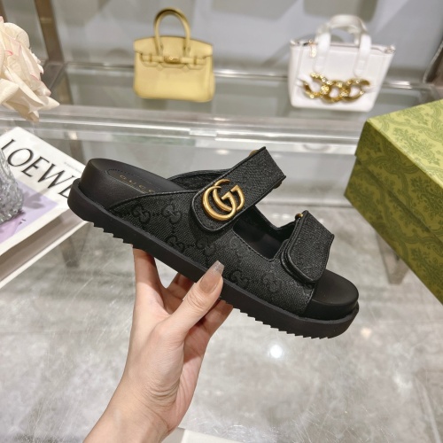 Cheap Gucci Slippers For Women #1216740 Replica Wholesale [$88.00 USD] [ITEM#1216740] on Replica Gucci Slippers