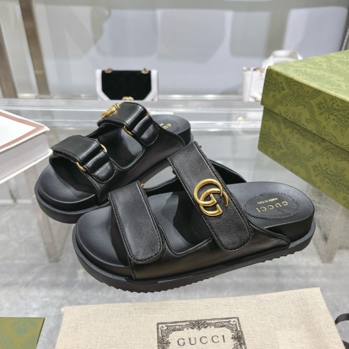 Cheap Gucci Slippers For Women #1216741 Replica Wholesale [$96.00 USD] [ITEM#1216741] on Replica Gucci Slippers