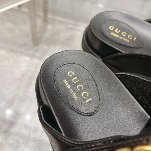 Cheap Gucci Slippers For Women #1216741 Replica Wholesale [$96.00 USD] [ITEM#1216741] on Replica Gucci Slippers