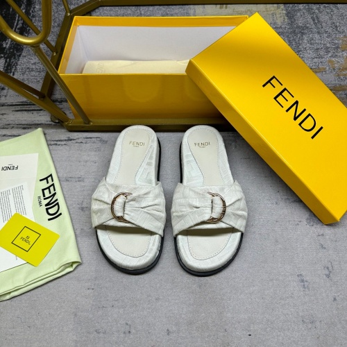 Cheap Fendi Slippers For Women #1216827 Replica Wholesale [$80.00 USD] [ITEM#1216827] on Replica Fendi Slippers