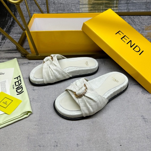 Cheap Fendi Slippers For Women #1216827 Replica Wholesale [$80.00 USD] [ITEM#1216827] on Replica Fendi Slippers