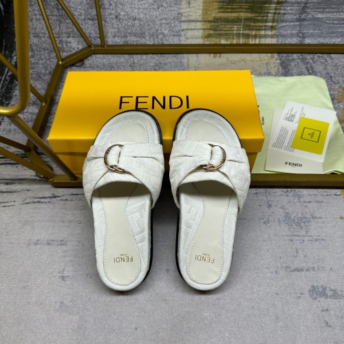 Cheap Fendi Slippers For Women #1216827 Replica Wholesale [$80.00 USD] [ITEM#1216827] on Replica Fendi Slippers