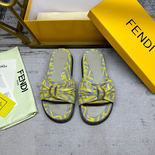 Cheap Fendi Slippers For Women #1216828 Replica Wholesale [$80.00 USD] [ITEM#1216828] on Replica Fendi Slippers