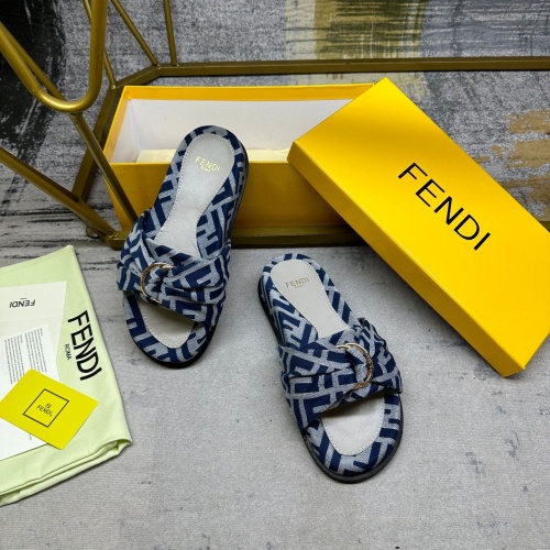 Cheap Fendi Slippers For Women #1216835 Replica Wholesale [$80.00 USD] [ITEM#1216835] on Replica Fendi Slippers