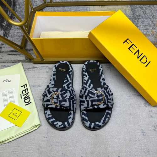 Cheap Fendi Slippers For Women #1216836 Replica Wholesale [$80.00 USD] [ITEM#1216836] on Replica Fendi Slippers