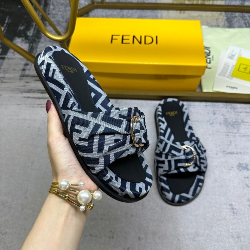 Cheap Fendi Slippers For Women #1216836 Replica Wholesale [$80.00 USD] [ITEM#1216836] on Replica Fendi Slippers