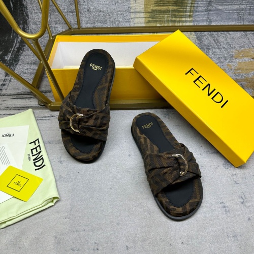 Cheap Fendi Slippers For Women #1216838 Replica Wholesale [$80.00 USD] [ITEM#1216838] on Replica Fendi Slippers