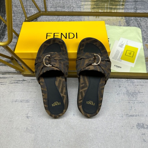 Cheap Fendi Slippers For Women #1216838 Replica Wholesale [$80.00 USD] [ITEM#1216838] on Replica Fendi Slippers