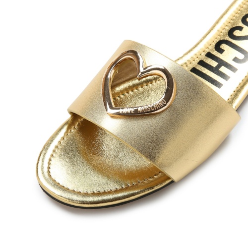 Cheap Moschino Slippers For Women #1216847 Replica Wholesale [$80.00 USD] [ITEM#1216847] on Replica Moschino Slippers