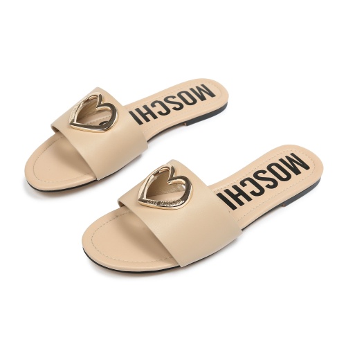 Cheap Moschino Slippers For Women #1216848 Replica Wholesale [$80.00 USD] [ITEM#1216848] on Replica Moschino Slippers