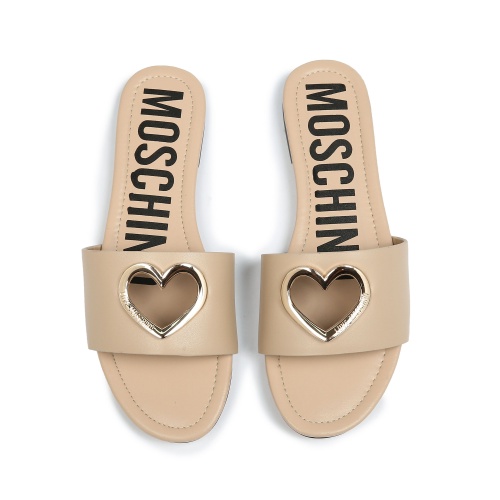 Cheap Moschino Slippers For Women #1216848 Replica Wholesale [$80.00 USD] [ITEM#1216848] on Replica Moschino Slippers