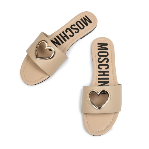 Cheap Moschino Slippers For Women #1216848 Replica Wholesale [$80.00 USD] [ITEM#1216848] on Replica Moschino Slippers