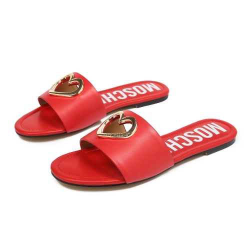 Cheap Moschino Slippers For Women #1216855 Replica Wholesale [$80.00 USD] [ITEM#1216855] on Replica Moschino Slippers