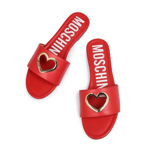 Cheap Moschino Slippers For Women #1216855 Replica Wholesale [$80.00 USD] [ITEM#1216855] on Replica Moschino Slippers