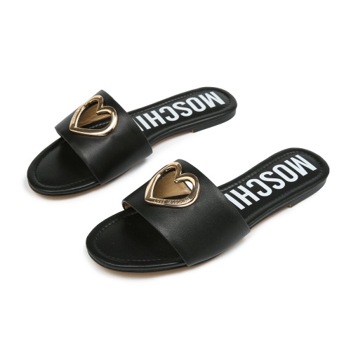 Cheap Moschino Slippers For Women #1216865 Replica Wholesale [$80.00 USD] [ITEM#1216865] on Replica Moschino Slippers