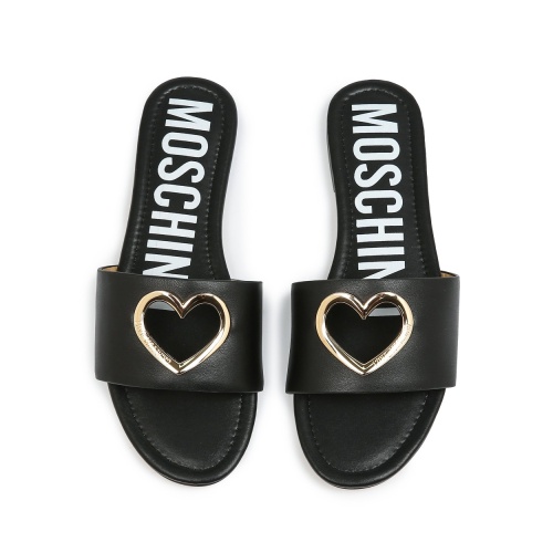 Cheap Moschino Slippers For Women #1216865 Replica Wholesale [$80.00 USD] [ITEM#1216865] on Replica Moschino Slippers