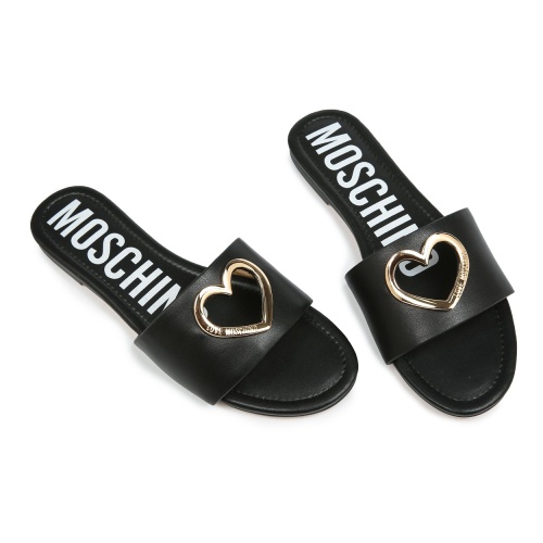 Cheap Moschino Slippers For Women #1216865 Replica Wholesale [$80.00 USD] [ITEM#1216865] on Replica Moschino Slippers