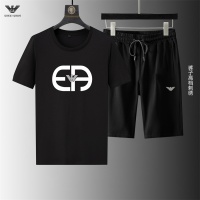 Cheap Armani Tracksuits Short Sleeved For Men #1206240 Replica Wholesale [$56.00 USD] [ITEM#1206240] on Replica Armani Tracksuits