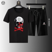 Cheap Philipp Plein PP Tracksuits Short Sleeved For Men #1206292 Replica Wholesale [$56.00 USD] [ITEM#1206292] on Replica Philipp Plein PP Tracksuits