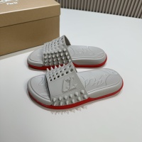 Cheap Christian Louboutin CL Slippers For Men #1207306 Replica Wholesale [$60.00 USD] [ITEM#1207306] on Replica Christian Louboutin CL Slippers