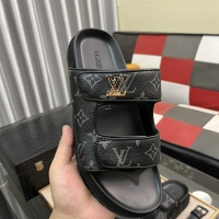 Cheap Louis Vuitton Slippers For Men #1207347 Replica Wholesale [$56.00 USD] [ITEM#1207347] on Replica Louis Vuitton Slippers