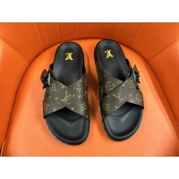 Cheap Louis Vuitton Slippers For Men #1208177 Replica Wholesale [$56.00 USD] [ITEM#1208177] on Replica Louis Vuitton Slippers