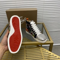 Cheap Christian Louboutin High Top Shoes For Men #1208765 Replica Wholesale [$92.00 USD] [ITEM#1208765] on Replica Christian Louboutin High Top Shoes