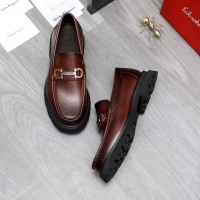 Cheap Salvatore Ferragamo Leather Shoes For Men #1209298 Replica Wholesale [$82.00 USD] [ITEM#1209298] on Replica Salvatore Ferragamo Leather Shoes