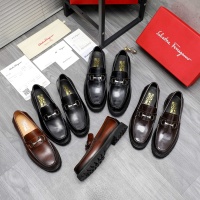 Cheap Salvatore Ferragamo Leather Shoes For Men #1209319 Replica Wholesale [$82.00 USD] [ITEM#1209319] on Replica Salvatore Ferragamo Leather Shoes