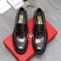 Cheap Salvatore Ferragamo Leather Shoes For Men #1209379 Replica Wholesale [$82.00 USD] [ITEM#1209379] on Replica Salvatore Ferragamo Leather Shoes